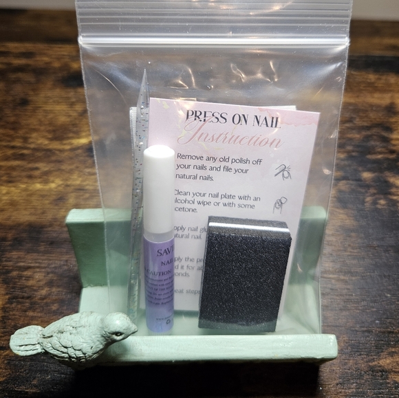 Custom Handcrafted Press On Set - Medium Almond - NWOT - Picture 7 of 8